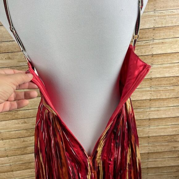 BCBGMAXAZRIA Runway Colorful Silk Dress Size XXS - Picture 3 of 7